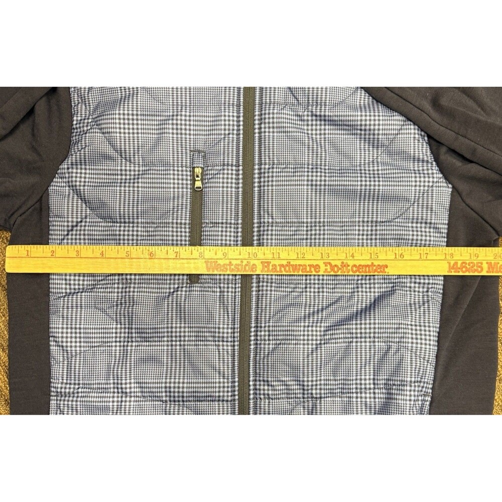 NWT RLX RALPH LAUREN Mens Medium Houndstooth Wool-Blend Quilted Jacket Blue $268 - Picture 7 of 14
